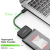 Picture of WAVLINK SATA to USB Type-A Hard Drive Cable, 5Gbps USB3.0 to Sata Cable Support UASP, External Hard Drive SATA I/II/III Connector 2.5" SSD/HDD and 3.5" HDD up to 18TB, Power Adapter Included