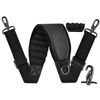 Picture of ZINZ 77" Shoulder Strap with Neoprene Thick Padded, Universal Bag Strap with Double Adjustable Buckles and Metal Swivel Hooks,Black