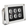 Picture of UQISOVI Night Vision IR Illuminators 850nm Visible 6-LEDs Infrared Light IP65 Water-Resistant Outdoor Floodlight for Security Cameras (850nm IR, 15° Angle for 16mm Lens)