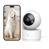 Picture of HARYMOR Indoor Security Camera, 2K Pet Camera Indoor with Phone App, 360° Dog and Baby Monitor, One-Touch Call, 2-Way Talk, Motion Tracking, Local/Cloud Storage, White, 1 Pack