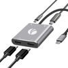 Picture of VCOM USB C to Dual HDMI Adapter Support MST, 4K@60Hz and Dual 4K@30Hz, Type C to HDMI Converter with USB 2.0, 100W PD Charging Port, Compatible with Thunderbolt 3 Port, MacBook Pro/Air, iPad Pro