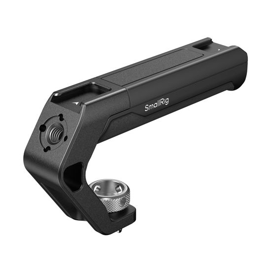 Picture of SMALLRIG Lightweight Top Handle with 3/8"-16 Locating Pins for ARRI, Tiny Camera Top Handle Only 113g, High-Strength Engineering Plastic Handle with Two Cold Shoe Mounts - 4757