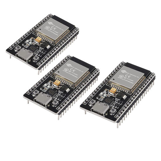 Picture of HiLetgo 3pcs ESP32 ESP-32D ESP-WROOM-32 CP2012 USB C 38 Pin WiFi+Bluetooth Dual Core Type-C Interface ESP32-DevKitC-32 Development Board Module STA/AP/STA+AP