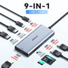 Picture of USB C Hub HDMI USB Adapter for MacBook Pro/Air M1 M2 M3 13” 15” 16”, Accessories Mac Dongle USBC Multiport Adapter 9 in 1 Dock with HDMI 4K@60Hz,SD/TF Card Reader, USB C Port,100W PD, and 4 USB Ports