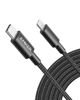 Picture of USB C to Lightning Cable, Anker New Nylon Charging Cord [10ft MFi Certified] for iPhone 13 13 Pro 12 Pro Max 12 11 X XS XR 8 Plus, AirPods Pro, Supports Power Delivery (Black)