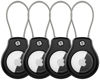 Picture of AirTag Keychain Holder- 4 Pack, Waterproof Air Tag Lock Case, Compatible with Apple AirTags, Ultra Secure Apple Tag case, for Luggage, Key Ring Key Chain Luggage tag Backpack& More…