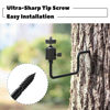 Picture of Trail Camera Tree Mount: 360 Degrees Adjustable Game Camera Mount with 1/4 inch Screw, Easy Installation & Compact Sturdy, 3 Pack