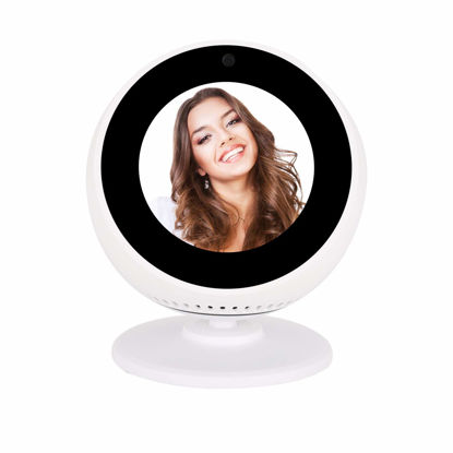 Picture of Aokicase For Amazon Echo Spot Holder 360° Adjustable Stand Simply Tilt Your Amazon Echo Spot Front or Back to Improve the Viewing Angle (Amazon Echo Spot, White) A311