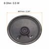 Picture of uxcell 0.5W 8 Ohm DIY Magnetic Speaker 57mm Round Shape Replacement Loudspeaker for 4pcs