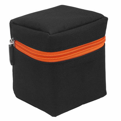 Picture of Cerlingwee Lens Case Lens Pouch Tear-Resistance 7mm Thickness Oxford Fabric Anti-Shock Pad Wearable for Story Lens Photography