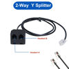 Picture of Telephone Training Adapter Y Splitter for RJ9 Headset or Handset Phone Splitter Compatible with Cisco, Yealink, Avaya, Plantronics, Polycom, ShoreTel, NEC, Aastra, Nortel, Mitel and Other IP Phones