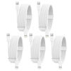 Picture of USB C to Lightning Cable 5 Pack 6FT [Apple MFi Certified] iPhone Fast Charger Fast Charging Type c to Lightning Cable for iPhone 14 13 12 11 Pro Max Xr Xs 8 and More - White