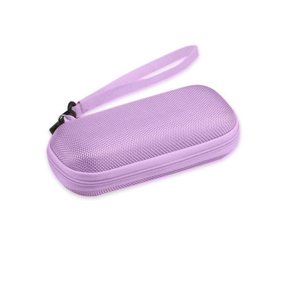 Picture of AGPTEK Carrying Case, EVA Zipper Carrying Hard Case Cover for Digital Voice Recorders, MP3 Players, USB Cable, Earphones-Bose QC20, Memory Cards, U Disk, Purple