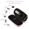 Picture of AGPTEK Carrying Case, EVA Zipper Carrying Hard Case Cover for Digital Voice Recorders, MP3 Players, USB Cable, Earphones-Bose QC20, Memory Cards, U Disk. Pink