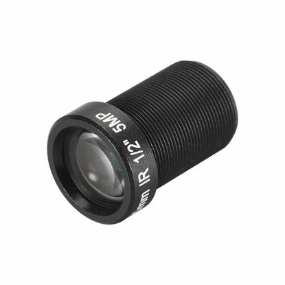 Picture of uxcell CCTV Camera Lens 25mm Focal Length 5MP F2.0 1/2 Inch Wide Angle for CCD Camera