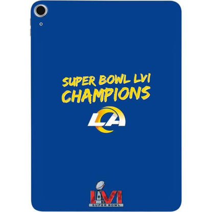 Picture of Skinit Decal Tablet Skin Compatible with iPad Air 10.9in (4th Gen, 2020) - Officially Licensed NFL Super Bowl LVI Champions Rams Design