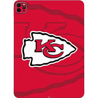 Picture of Skinit Tablet Decal Skin Compatible with iPad Pro 11in (2021) - Officially Licensed NFL Kansas City Chiefs Double Vision Design