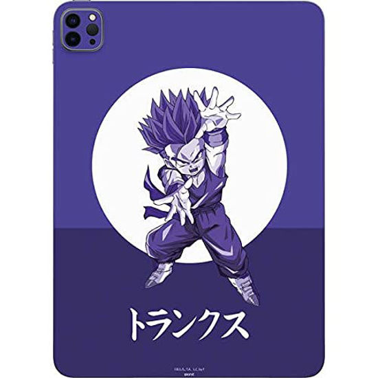 Picture of Skinit Tablet Decal Skin Compatible with iPad Pro 12.9in (2021) - Officially Licensed Dragon Ball Z Trunks Monochrome Design