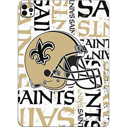 Picture of Skinit Tablet Decal Skin Compatible with iPad Pro 12.9in (2021) - Officially Licensed NFL New Orleans Saints - Blast Design