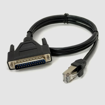 Picture of GXMRHWY DB25 Male to RJ45 Male Ethernet Modem Console Cable 1Meter