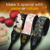 Picture of Art Tribute Custom Blue Crane Gold Foil Pattern Camera Strap - Choose Your Text and We Make It Especially For You Get Your Own Personalized Unique Camera Strap, Best Gift for Photographers