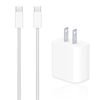 Picture of Airpods Pro 2nd Gen Charger, 20W USB C Airpods Pro 2nd Charging Cord, USB C to USB C Woven Cable for AirPods Pro (2nd Generation) Wireless Earbuds, Type-C for iPhone 15 Charging Cord Power Adapter