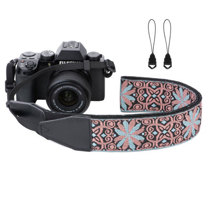 Picture of Dulphee Camera Strap, Jacquard Weave 2" Shoulder Neck Straps for All DSLR Cameras Men Women Photographers