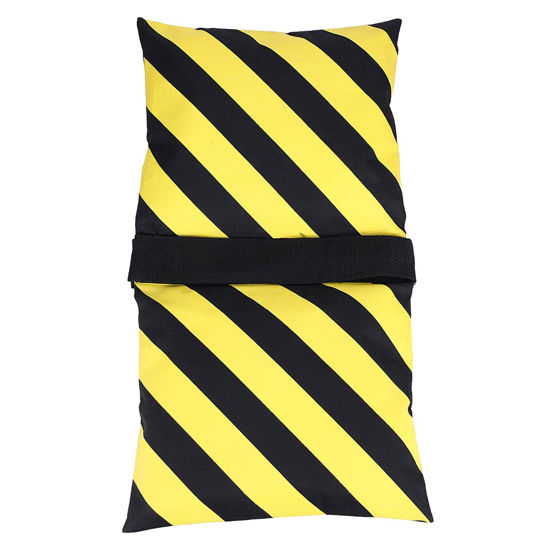 Picture of Heavy Duty Sandbag - Studio Video Sand Bag - Yellow & Black Stripes - Photography Weight Bags - for Studio Video Light Stand,Tripod