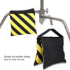 Picture of Heavy Duty Sandbag - Studio Video Sand Bag - Yellow & Black Stripes - Photography Weight Bags - for Studio Video Light Stand,Tripod