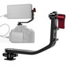 Picture of Aluminium Alloy Camera L-Bracket with Universal Hot Shoe and1/4 Screw ,Cold Shoe Mount for Monitor LED Video Light,Microphone,Monitor,Flash ect