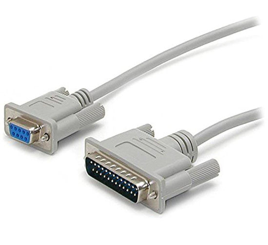 Picture of StarTech Null Modem Cable-DB-9(F)-DB-25(M)-10 ft