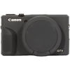 Picture of AEXUTDA Case for Canon Powershot G7X Mark III Digital Camera, G7X Mark iii Camera Silicone Case, Anti-Scratch Slim Fit Soft Skin, G7X Mark 3 Accessories with Detachable Lens Cover - Black