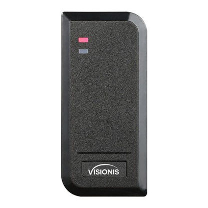 Picture of Visionis VIS-3100 Access Control Black RFID Weatherproof IP66 Proximity Card Reader 125KHz Compatible with Wiegand 26 Bit for Door Entry System