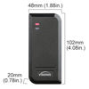 Picture of Visionis VIS-3100 Access Control Black RFID Weatherproof IP66 Proximity Card Reader 125KHz Compatible with Wiegand 26 Bit for Door Entry System