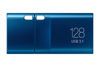 Picture of Samsung Type-C™ USB Flash Drive, 128GB, Transfers 4GB Files in 11 Secs w/Up to 400MB/s 3.13 Read Speeds, Compatible w/USB 3.0/2.0, Waterproof, 2022, Blue, MUF-128DA/AM