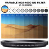 Picture of Lightdow 67mm MRC Variable ND Filter ND2-ND1000 (1-10 Stops) for Camera Lens, Adjustable Neutral Density Filter with 18 Multi Layer Coating/HD Schott Optical Glass/Ultra Slim Frame for Long Exposure