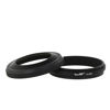 Picture of Haoge LH-X49B 2in1 All Metal Ultra-Thin Lens Hood with Adapter Ring Set for Fuji Fujifilm FinePix X70 X100 X100S X100T X100F Camera Black Replaces Fujifilm LH-X100 AR-X100 LH-X70