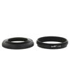 Picture of Haoge LH-X49B 2in1 All Metal Ultra-Thin Lens Hood with Adapter Ring Set for Fuji Fujifilm FinePix X70 X100 X100S X100T X100F Camera Black Replaces Fujifilm LH-X100 AR-X100 LH-X70