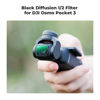 Picture of K&F Concept Magnetic Black Diffusion 1/2 Filter for DJI Osmo Pocket 3, Creative Mist Cinematic Effect Filters for Video/Vlog/Portrait Photography