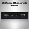 Picture of Richer-R Floppy Front Panel,USB2.0 HD-Audio Floppy Front Panel 3.5'' 9Pin to 2 USB2.0 Interface with Mic Audio