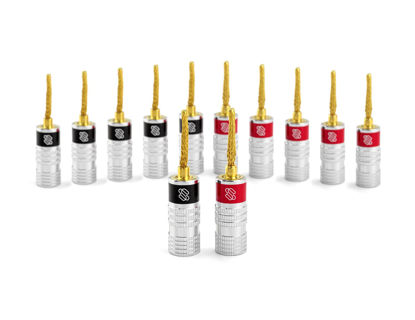 Picture of Sewell Silverback Flex Pin Connectors, for Spring-Loaded Inputs, 6 Pairs (SW-30006-6)