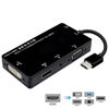 Picture of chenyang HDMI to VGA ＆ Audio ＆ HDMI ＆ DVI 4in1 Dongle Adapter Multiport Splitter Converter for PS3 HDTV PC Monitor Projector