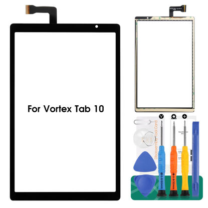 Picture of for Vortex Tab 10 Screen Replacement 10.1" for Vortex Tab T10M Digitizer Repair for Vortex Tab 10/T10M/T10M Pro Tablet Touch Screen Replacement Black MJK-GG101-2329-V1 (No LCD Display)