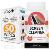 Picture of Multi-Purpose Electronics Wipes, Car Screen Cleaner, 70% isopropyl alcohol wipes Individually Wrapped for Optimal Convenience, Effective Screen Wipes for screen wipes for electronics - iCloth