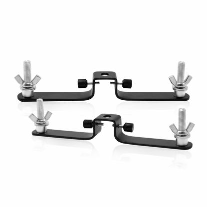 Picture of LimoStudio 2-Piece Set, Triple Crossbar Mount, Photo Studio Backdrop Support 3 Cross Bar Mounting Hardware, Wide Compatibility, AGG1258