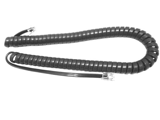 Picture of The VoIP Lounge Replacement 9 Foot Short Gray Handset Receiver Curly Cord for Cisco 7800 & 8800 Series IP Phone 7821 7841 7861 8841 8845 8851 8861 8865 (See Full Description)