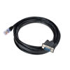 Picture of LFHUKEJI RJ45 to RS232, DB9 9-Pin Serial Port Male to RJ45 Female Cat5 Ethernet LAN Console 3.3Ft