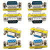 Picture of AIMHDUTY RS232 Serial Gender Changer 8-Pack 9 Pin DB9 Male to Male and Female to Female Adapter Coupler Connector for RS232 Serial Cable