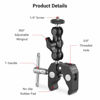 Picture of SmallRig Multi-Functional Ballhead Clamp Double Ball Adapter with Bottom Clamp - 2164