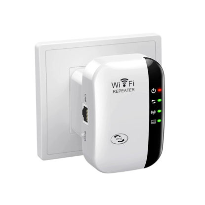 Picture of 2024 WiFi Extender WiFi Range Extender, Wireless Internet Repeater, WiFi Extenders Signal Booster for Home Up to 5000 sq.ft and 45 Devices,1-Key Setup, Access Point, Alexa Compatible